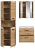 Badezimmer-Set >Ice< in artisan oak - 135x185x46cm (BxHxT) Bild 5