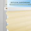 Plisseerollo ohne Bohren Klemmfix 70x130 cm(BxH) Creme Jalousie Sonnenschutz Easyfix Faltrollo Lichtdurchlässig Rollo für Fenster & Tür Bild 4
