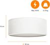 Smartwares Deckenleuchte 30 x 30 x 10 cm Weiß Bild 3