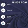 CelinaTex Jersey Topper Spannbettlaken Lucina 90x200-100x200 cm dunkel blau 100% Baumwolle gekämmt bis 12cm Matratzenhöhe Spannbettbezug, Leintuch, Bettlaken, elastisch, Strech, Oeko-Tex Bild 5