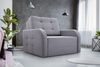 MOEBLO Kindersofa Porto 80, Schlafsessel Sofa Sessel Jugendsofa Schlafsofa 1-Sitzer Gästebett, mit Schlaffunktion, mit Bettkasten, Hellrosa Bild 2