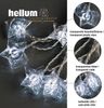 Hellum LED-Lichterkette Sterne 24 BS weiß/transparent Bild 4