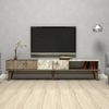 Dmora - Fernsehschrank Aquila, Ständer für Wohnzimmerfernseher, Niedriges Wohnzimmer-Sideboard, TV-Ständerbasis, 180x35h40 cm, Walnuss und Weiß Bild 5