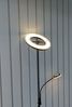 TRANGO LED Stehlampe, Touchdimmer & Stufenlos dimmbar, 1515 LED Stehlampe 2-flammig mit LED Modulen Serie *MOTHER-SON* I 24 Watt stufenlos dimmbar I satiniertes Glas Lampenschirm I Höhe ca. 1800mm schwenkbar & drehbar, modern & chic Stehleuchte Bild 3