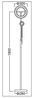 TRANGO LED Stehlampe, Touchdimmer & Stufenlos dimmbar, 1515 LED Stehlampe 2-flammig mit LED Modulen Serie *MOTHER-SON* I 24 Watt stufenlos dimmbar I satiniertes Glas Lampenschirm I Höhe ca. 1800mm schwenkbar & drehbar, modern & chic Stehleuchte Bild 2