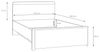 Einzelbett >SURFINIO< in Grau - 125,3x92,2x209,9cm (BxHxT) Bild 5
