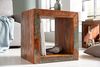 riess-ambiente Beistelltisch JAKARTA 45cm natur / bunt, Cube · recyceltes Massivholz · Nachttisch · Regal · Boho-Stil Bild 2