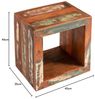 riess-ambiente Beistelltisch JAKARTA 45cm natur / bunt, Cube · recyceltes Massivholz · Nachttisch · Regal · Boho-Stil Bild 3