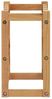 vidaXL Weinregal für 12 Flaschen 47 x 21 x 36 cm Eiche Massivholz 289202 Bild 5
