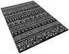MountainRange schwarz bedruckter Polyesterteppich 100x200 cm Modell MountainRange schwarz Bild 1