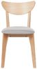 Esszimmerstuhl 2er Set ERIE Holz Heller Holzfarbton Bild 5