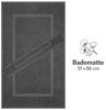 HAMMETEX Badematte Hotelmatte, Duschvorleger, Höhe 5 mm, rutschhemmend beschichtet, beidseitig nutzbar, Baumwolle, rechteckig, 2-teiliges Set, einfarbig, 100% Baumwolle Bild 4