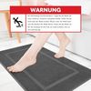 HAMMETEX Badematte Hotelmatte, Duschvorleger, Höhe 5 mm, rutschhemmend beschichtet, beidseitig nutzbar, Baumwolle, rechteckig, 2-teiliges Set, einfarbig, 100% Baumwolle Bild 3