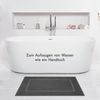 HAMMETEX Badematte Hotelmatte, Duschvorleger, Höhe 5 mm, rutschhemmend beschichtet, beidseitig nutzbar, Baumwolle, rechteckig, 2-teiliges Set, einfarbig, 100% Baumwolle Bild 2