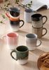 Ladelle Becher CAFE Becher mit Henkel schattiert pink 0,3 l, Stoneware, Cafe Ombre Pink Mug 12x8x10cm Bild 3