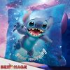 BERONAGE Dekokissen Lilo & Stitch Kissen Out of The World 40x40 cm Good Morning Good Night, passend zur Bettwäsche, ideal für Sofa, Couch, Kinder-Bett, Auto Bild 4