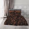 Fleuresse Black Premium Mako-Brokat-Damast Bettwäsche mit Uni Wendeseite 484312 messing Bild 2