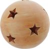Kugel "Sterne", mittel Gartendeko Skulptur Stern Muster Terracotta Windlicht Bild 2