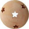Kugel "Sterne", mittel Gartendeko Skulptur Stern Muster Terracotta Windlicht Bild 3