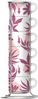 Bialetti Set 6 stapelbare Tassen Primavera rosa mit Metallgestell Bild 1