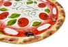 Lashuma Pizzateller Tomate Mozzarella, (1 St), Runde Keramik Pizzaplatte groß Ø 33 cm Bild 5