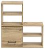 Schildmeyer Nora Regal 145004, Eiche Landhaus Dekor, 60 x 20,5 x 64,8 cm (B/T/H) Bild 4