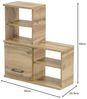 Schildmeyer Nora Regal 145004, Eiche Landhaus Dekor, 60 x 20,5 x 64,8 cm (B/T/H) Bild 3