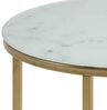 Movian Rom Couchtisch, 50 x 50 x 42 cm, Weiß Bild 4