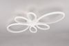 Große LED Deckenleuchte FLY geschwungen Weiß, Breite 83cm Bild 3