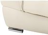 Vente-unique - THIBAULT Couchgarnitur Leder Weiß - B 93 cm x H 87 cm x L 168 cm210 cm Bild 5
