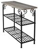 Metallregal "Bordeaux" Standregal Ablageregal Bücherregal Terrassenregal Bild 5