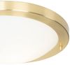 Qazqa Außen-Deckenleuchte Yuma, ohne Leuchtmittel, E27, Gold/Messing, Modern, Stahl, 1-flammig Bild 4
