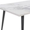 Esstisch Marmoroptik / schwarz 120x80 cm SANTIAGO Bild 5
