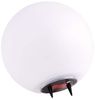 Heitronic Nr. 35419-HE Outdoor LED Solarkugel Boule weiß 20cm IP44 4000K Bild 3