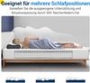 Avenco Matratze 140x200 H3 Taschenfederkernmatratze 7 Zonen Matratze Öko-Tex CertiPUR US Federkernmatratze 20cm Mittel Bild 3