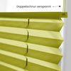 Sonello Plissee Klemmfix ohne Bohren 50x120 cm Olivgrün Faltrollo Plisseerollo Jalousie für Tür & Fenster Blickdicht Sichtschutz Sonnenschutz Fertifplissee Rollo Bild 3