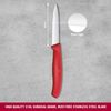 Victorinox Swiss Classic, Gemüsemesser, 8cm, Wellen, Mittelspitz, Rot Bild 2