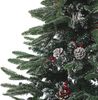Künstlicher Weihnachtsbaum mit Schnee bestreut 120 cm grün DENALI Bild 4