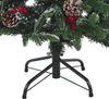 Künstlicher Weihnachtsbaum mit Schnee bestreut 120 cm grün DENALI Bild 5