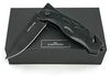 MOTUNE® Zweihand Klappmesser 3-in-1 KP21 - Taschenmesser mit Aluminiumgriff - Zweihandmesser mit hochwertiger Edelstahlklinge 440C - mit Schleifstein & Gürteltasche Bild 5