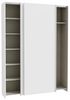Schwebetürenschrank >HOME NOOK< 6 Einlegeböden, in Weiss - 150,1x210x39,1cm (BxHxT) Bild 3