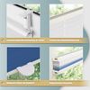 Plissee mit Farbverlauf 85x130 cm(BxH) Blau-Weiß plissees klemmfix ohne Bohen Blickdicht Faltrollo Lichtdurchlässig Rollos für Fenster ohne Bohren Bild 5
