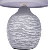 BRUBAKER Tischleuchte Designer Nachttischlampe Grau, Tischlampe, Ohne Leuchtmittel, Deko Nachttischlampen mit Keramikfuß - Modern - 1x oder 2er Set Bild 5