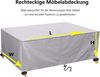 DKHLYB Abdeckung für Gartenmöbel Multi Größe Gartenmöbel Abdeckung 600D Oxford Gewebe Schutzhülle Wasserdicht Winddicht UV-Beständiges für Gartentische und Möbelsets Silber 140 x 120 x 70 cm Bild 3