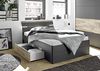 Bett >Isobel< in Graphit - 145x97x205cm (BxHxT) Bild 2