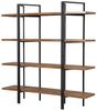 Bücherregal dunkler Holzfarbton COMPTON Bild 5