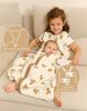 molis&co - Baby Schlafsack ärmellos - Ideal für Frühling und Herbst - Babyschlafsack 1 tog ohne Ärmel - Leicht gepolstert - 100% Baumwolle (Oeko-TEX 100), Premium Qualität - Teddy (85 cm) Bild 3