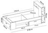 Vente-unique - Bett mit Kopfteil, Stauraum & Schublade - 90 x 190 cm - Weiß - LEANDRE Bild 2