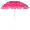 Hawaii Sonnenschirm Gartenschirm Strandschirm Ø1,6m Pink knickbar Bild 2