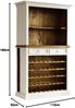 Weinschrank BODDE Kiefer massiv vintage used Look Landhaus Bild 3